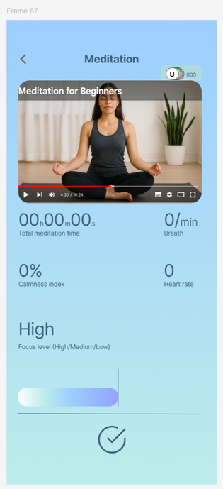 Real Relief 冥想活动页面的状态反馈修改
